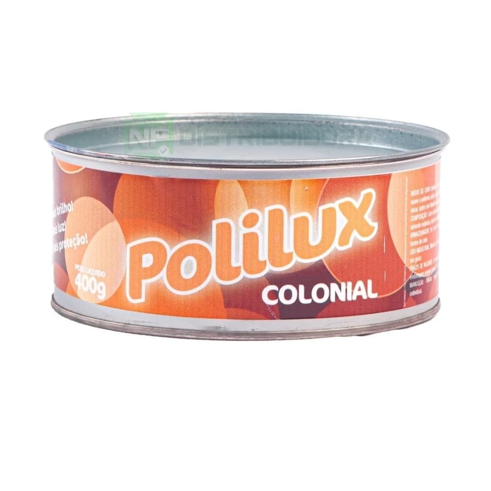 4 Ceras Polilux Em Pasta P/ Madeira Carnaúba Colonial