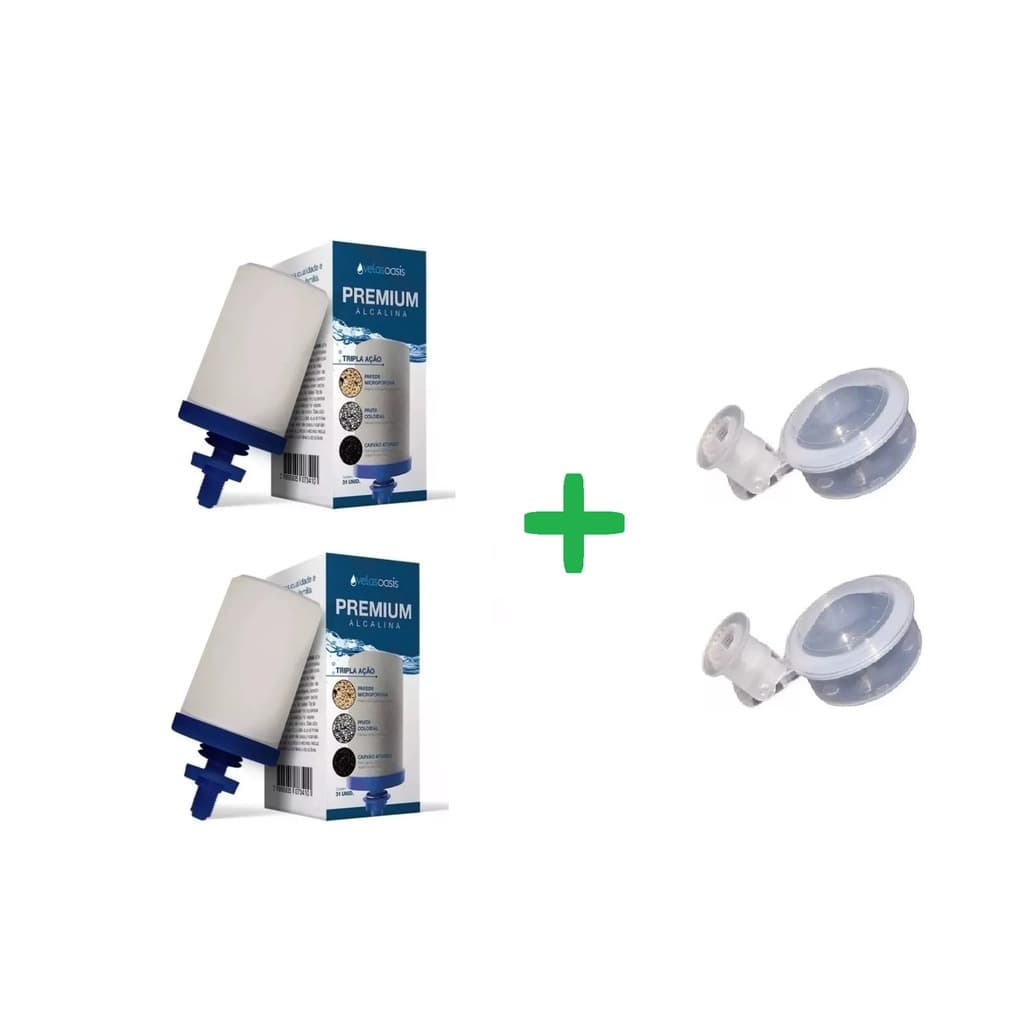Kit 2 Velas Tripla Acao Premium 2 Boias Para Filtro De Agua