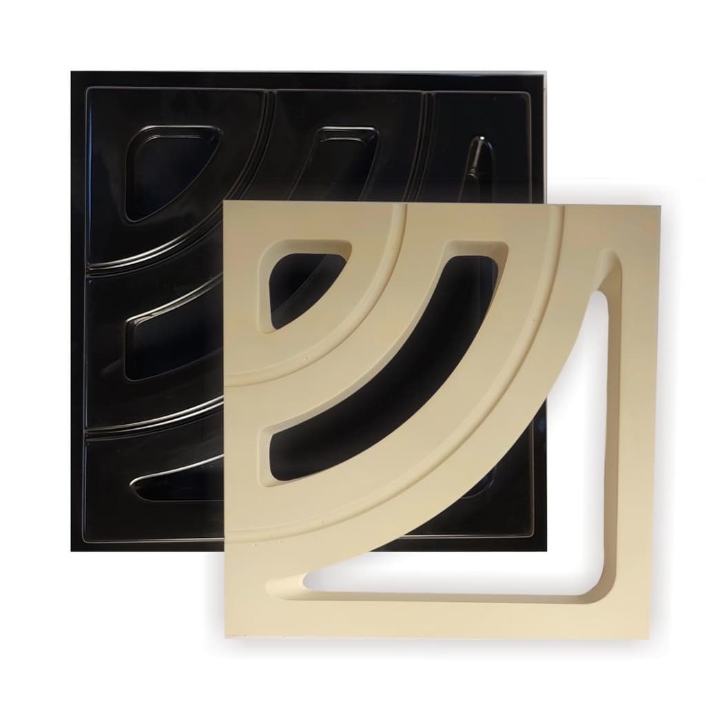 Forma Para Fabricar Cóbogo Parede Bloco Cimentício 40x40cm