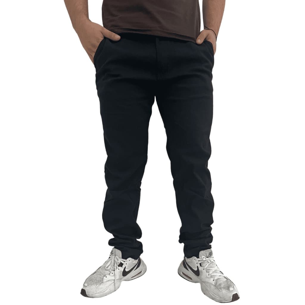 Calça Masculina Sarja Social Esporte Fino Slim Fit Com Elastano