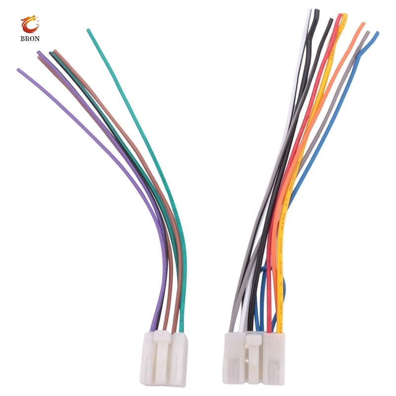 Cabo Conector De Fiação Universal Estéreo Cd Player Para Toyota/Scion/Subaru Adaptador De Fio O Mercado De Reposição De Rádio Plugues De 1 Par