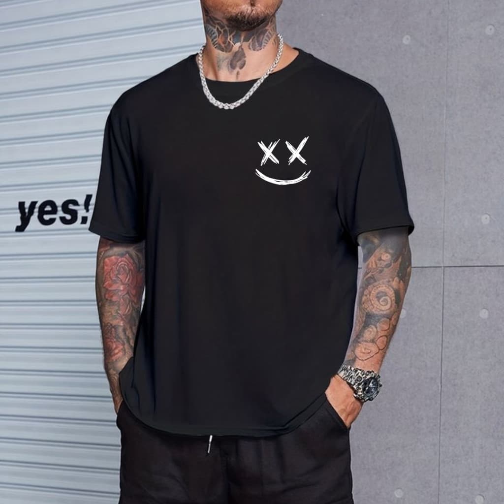 Camiseta Básica Olhos X Tumblr Streetwear Unissex Camisa 100% Algodão