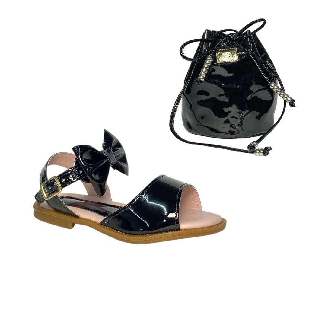 Sandalia Kit Infantil Menina Confortável Fofo 20 Ao 34