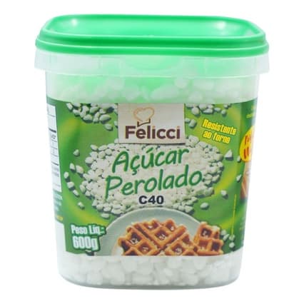 Açúcar Perolado C40 600g Felicci