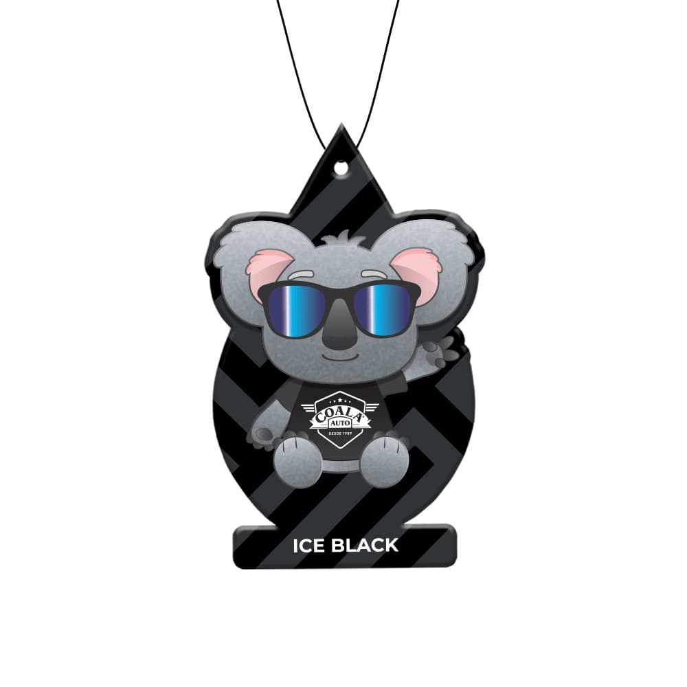 Odorizante Coala Auto Folhinha 10g Ice Black