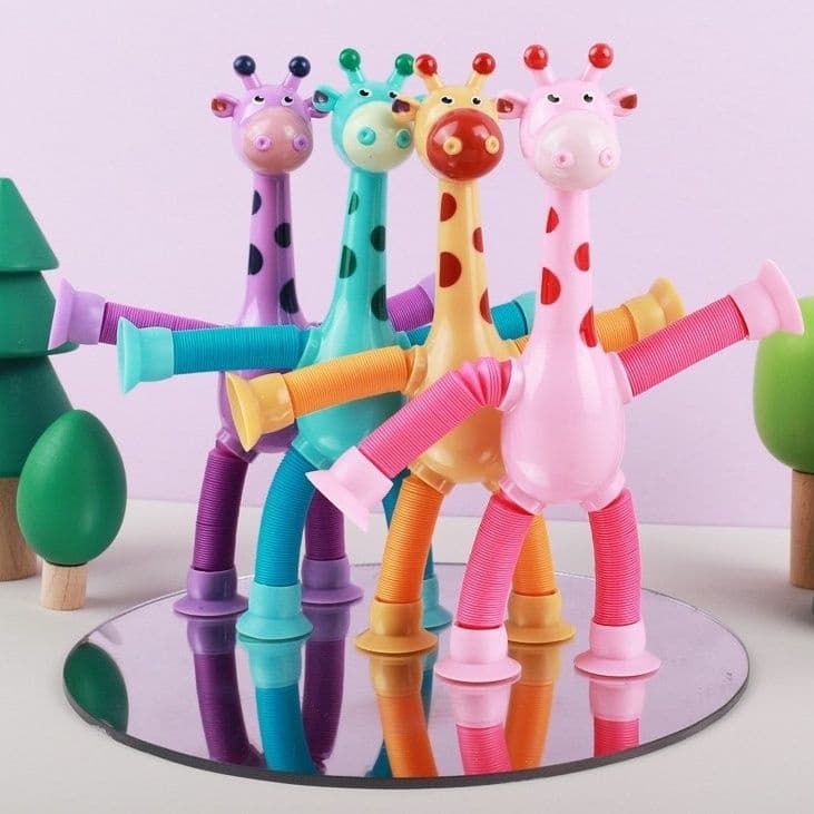 Brinquedo Girafa Esticado Para Crianças