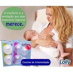 Concha amamentação lolly rigida com 2 tamanhos