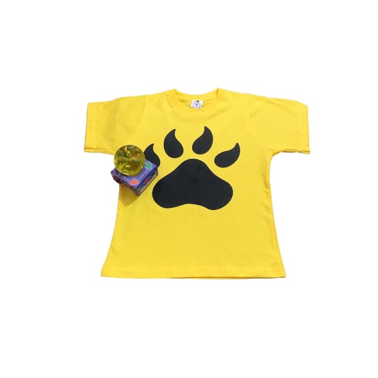 Kit Camiseta Aventureiro Amarelo + Pedra Do Poder Amarela