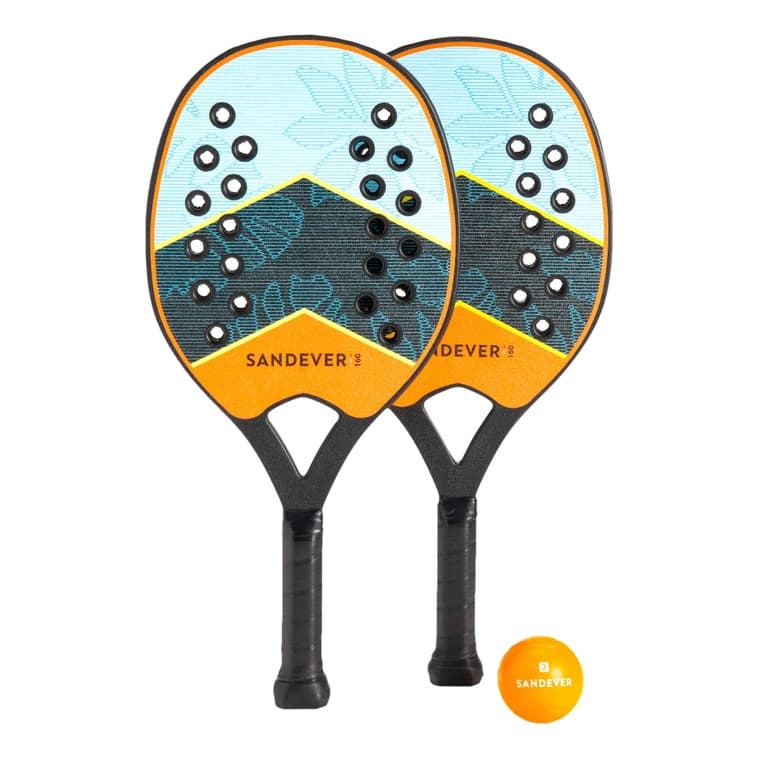 Kit Raquete De Beach Tennis Sandever Original + Bola E Bolsa