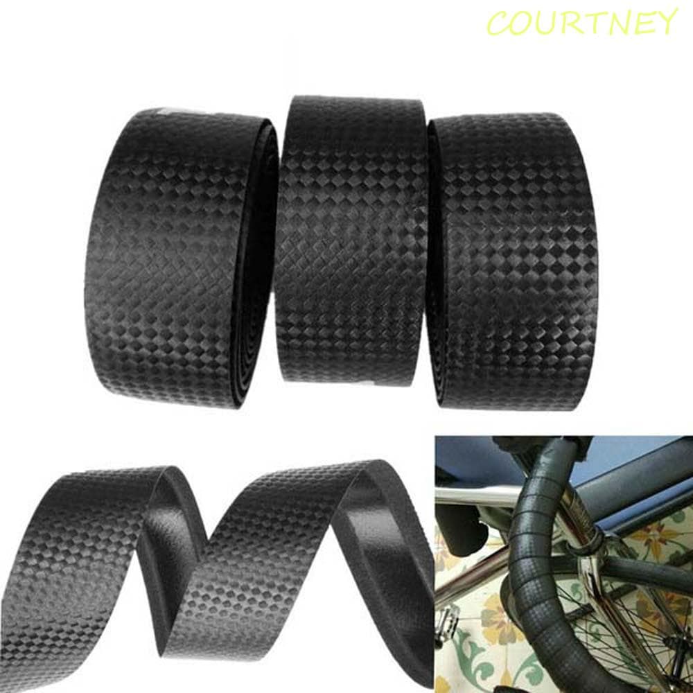 COURTNEY Fita De Guidão 2 Unid . Amortecedor Durável Anti-Vibração Derrapante Fitas De Bicicleta Com