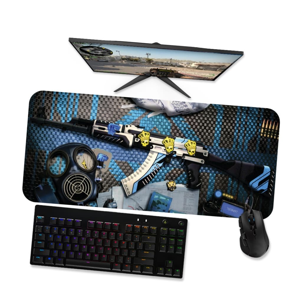 Mouse Pad Gamer Grande CSGO  AK 47 VULCAN 1 90x40 80x40 60x40 70x30 45x40