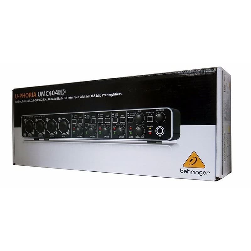 Interface de Áudio Behringer UMC404HD - 192kHz