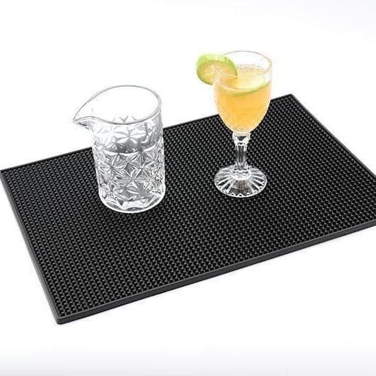 Tapete Barmat 30x45cm Antiderrapante em PVC Escorredor para Porta-Copos, Taças e Garrafas