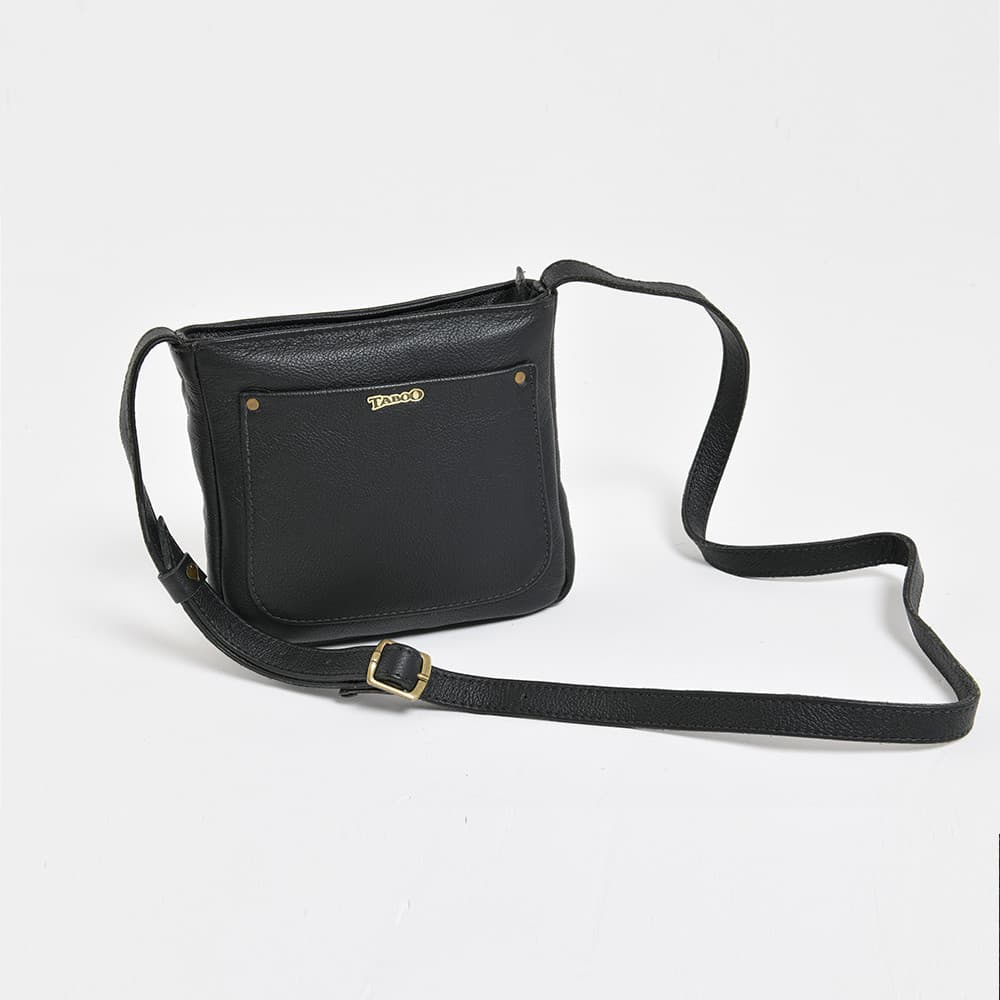 Bolsa de Couro Feminina - Maia - BF03 - Preta
