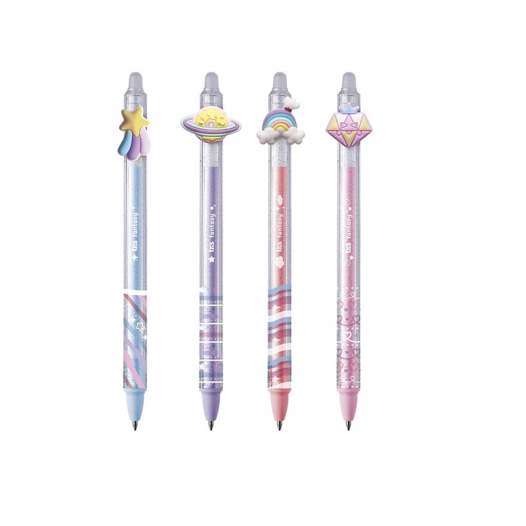Caneta Gel Apagável Holic Fantasy com Topper Divertido 0.7mm Tris