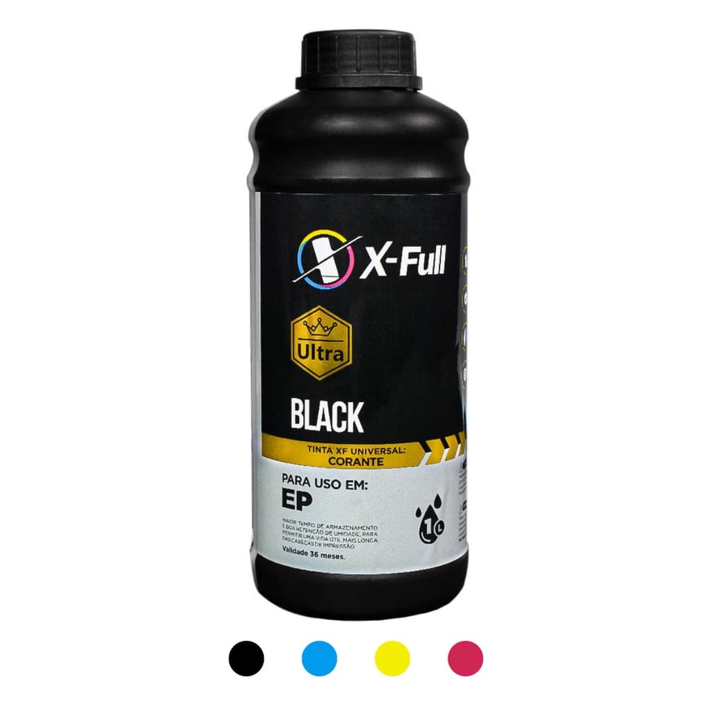 Tinta Corante Compatível Marca X-Full para L3150 M1120 M1180 M3170 com 1 Litro