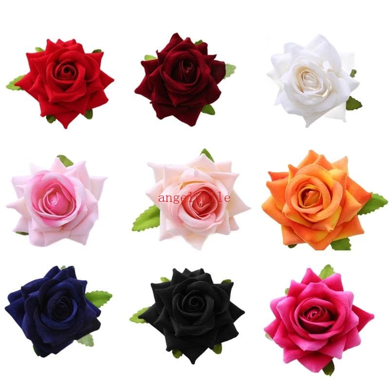 Grampo Cabelo Flower Rose Clip