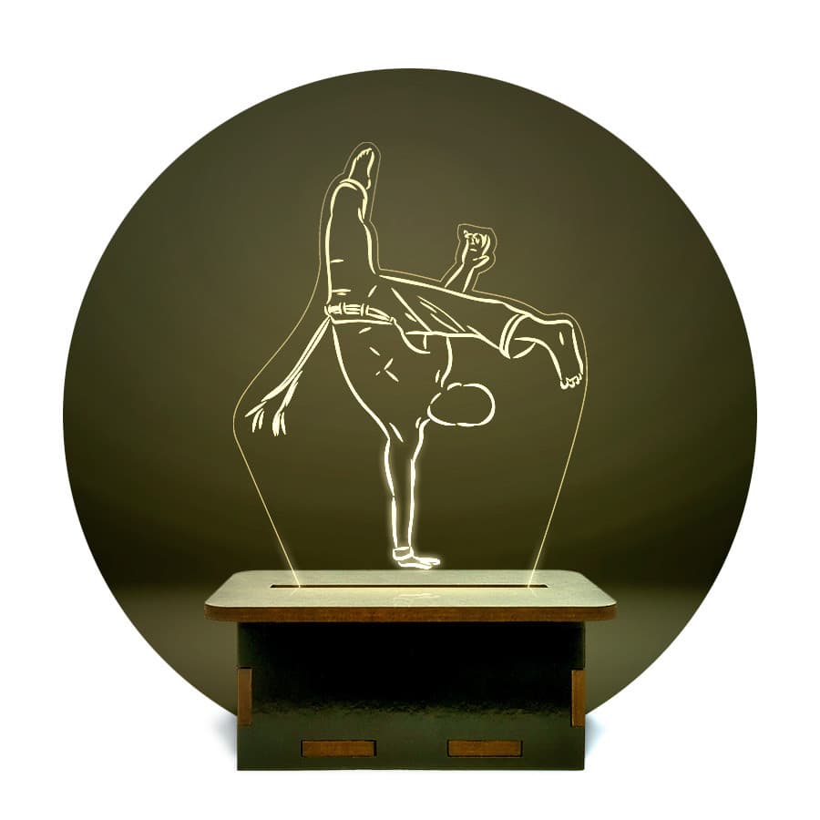 Mini Luminária Capoeira