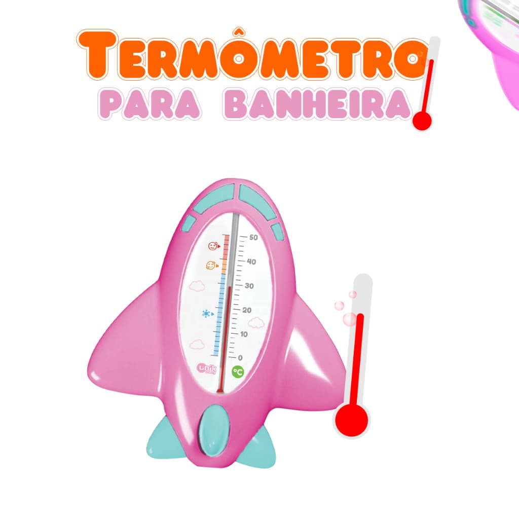 Termômetro de Banheira, Mede Temperatura Água do Banho Bebê Criança Segurança Infantil