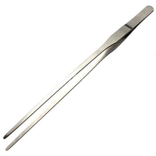 PINÇA RETA INOX PARA AQUÁRIO PLANTADO OCEAN TECH - 38 cm