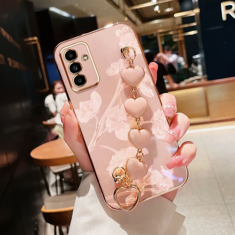 YBD Coreano Pequeno Estilo Fresco Capa De Telefone Para Samsung Galaxy A13 A14 A04S A05S A15 M23 F23 M54 4G 5G Lindo Pad