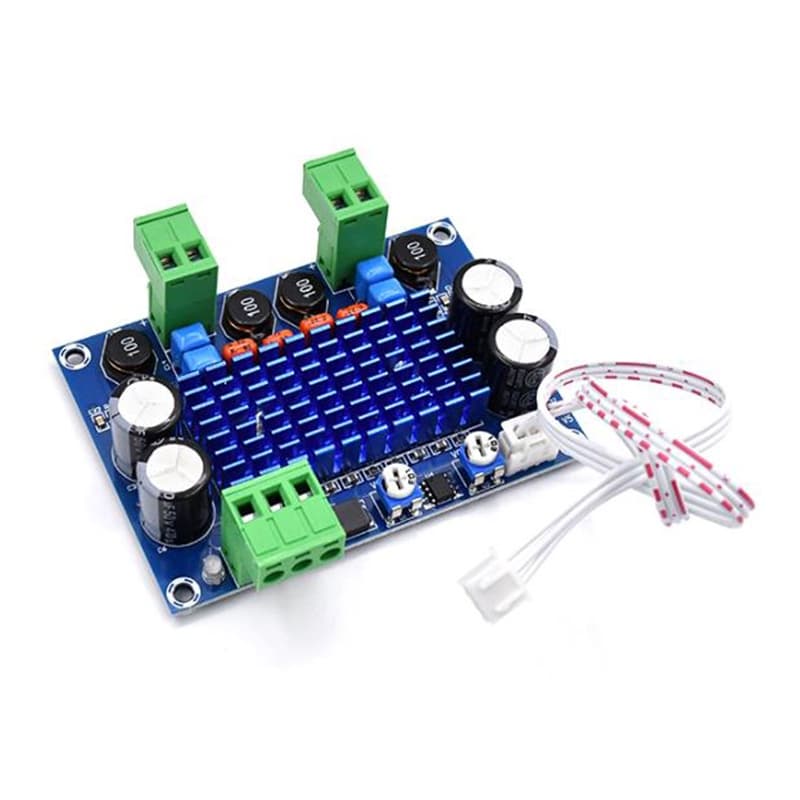 XH-M572 120W + 120W Placa Amplificadora De Potência Digital De Alta DC 5-28V TPA3116D2 Módulo Amplificador De Áudio