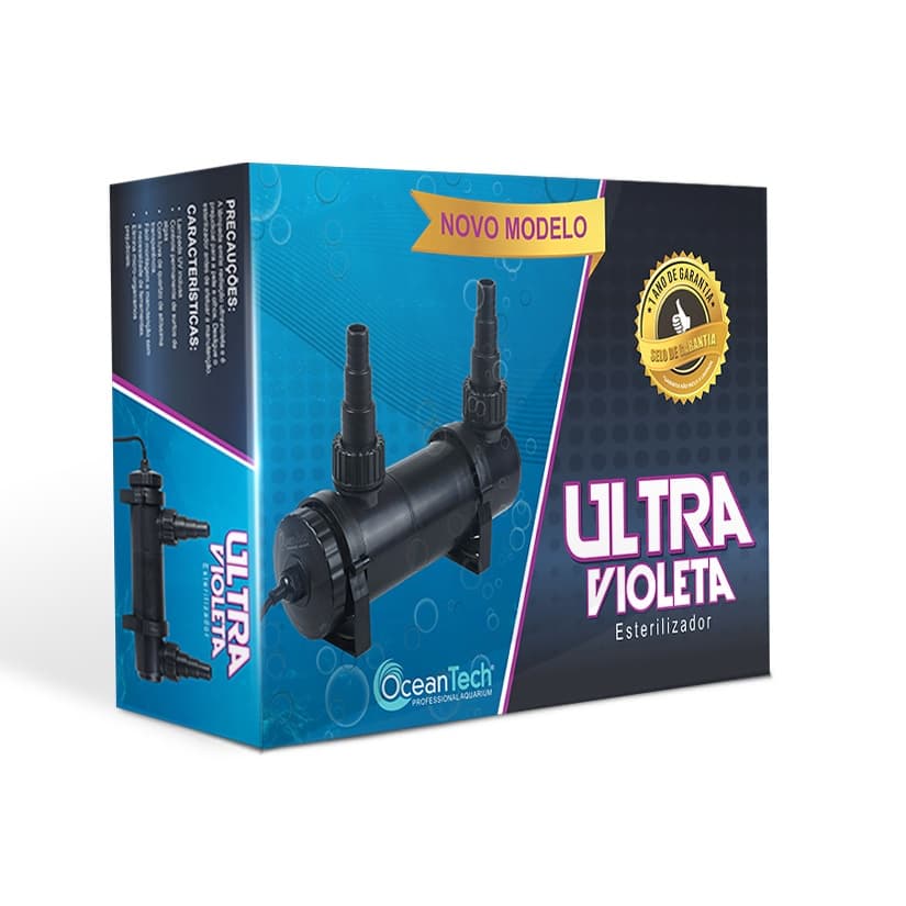 Filtro UV 18W Ultra Violeta Oceantech para Lagos ate 9.000L