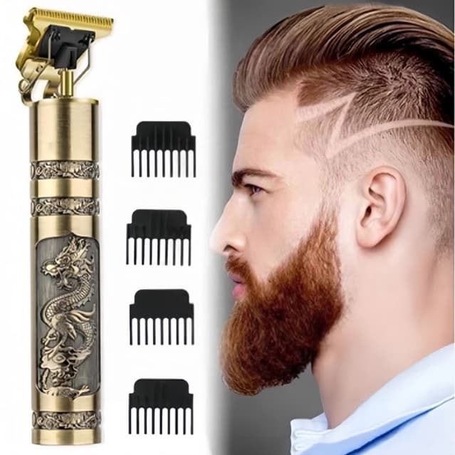 máquina de cortar cabelo máquina de barbear barbeador eletrico masculino aparador de pelos Designe Elétrico Profissional