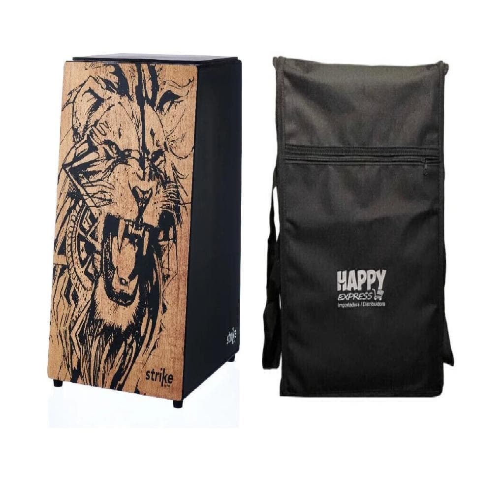 Cajon Strike Lion Elétrico Sk 5065 de Madeira c/ Capa FSA