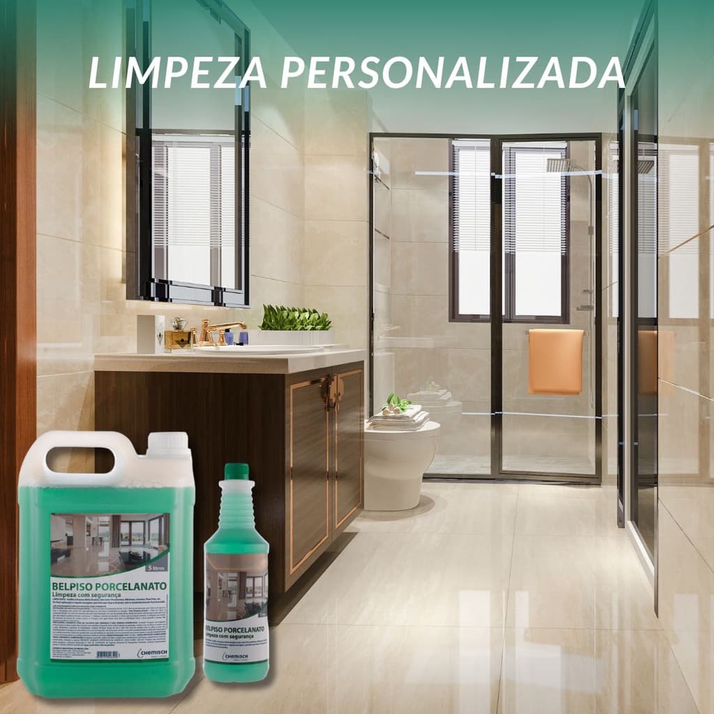 Limpa Piso Belpiso Porcelanato 5L Para Residência Prático