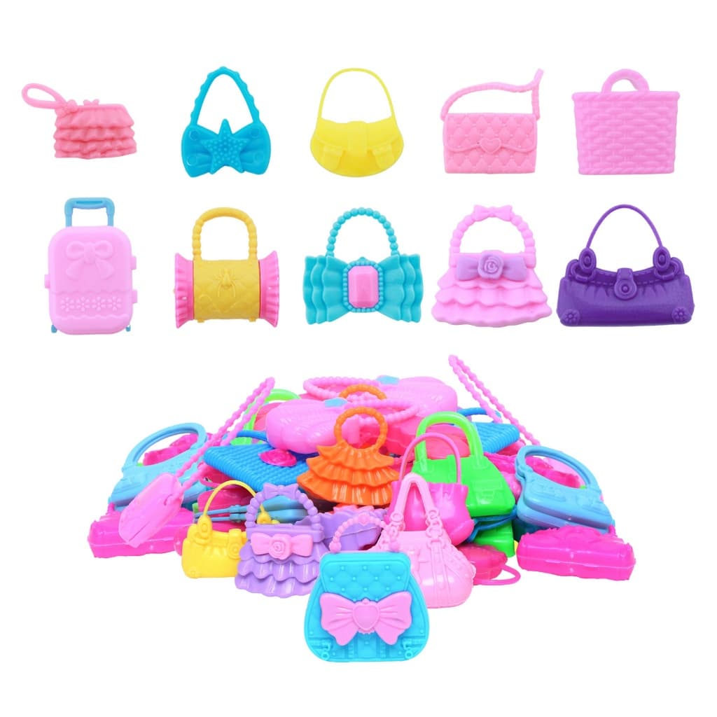 Kit de Bolsas para Bonecas 5 / 10 / 15 / 20 Mini Bolsinhas Acessórios Brinquedos Infantil Crianças - Sheilinha Confecção