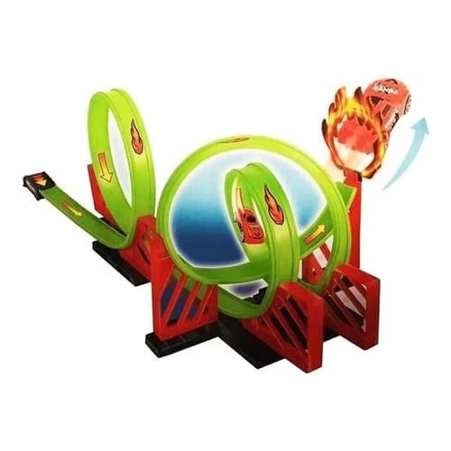 Pista Corrida Express Wheels Multikids 22 Peças - Colorido