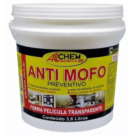 Antimofo preventivo Allchem  - 3,6L - sem mofo por 3 anos
