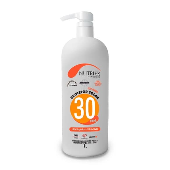 Protetor Solar Profissional 1 Litro 1/3 Uva 60996 Fps 30 Nutriex