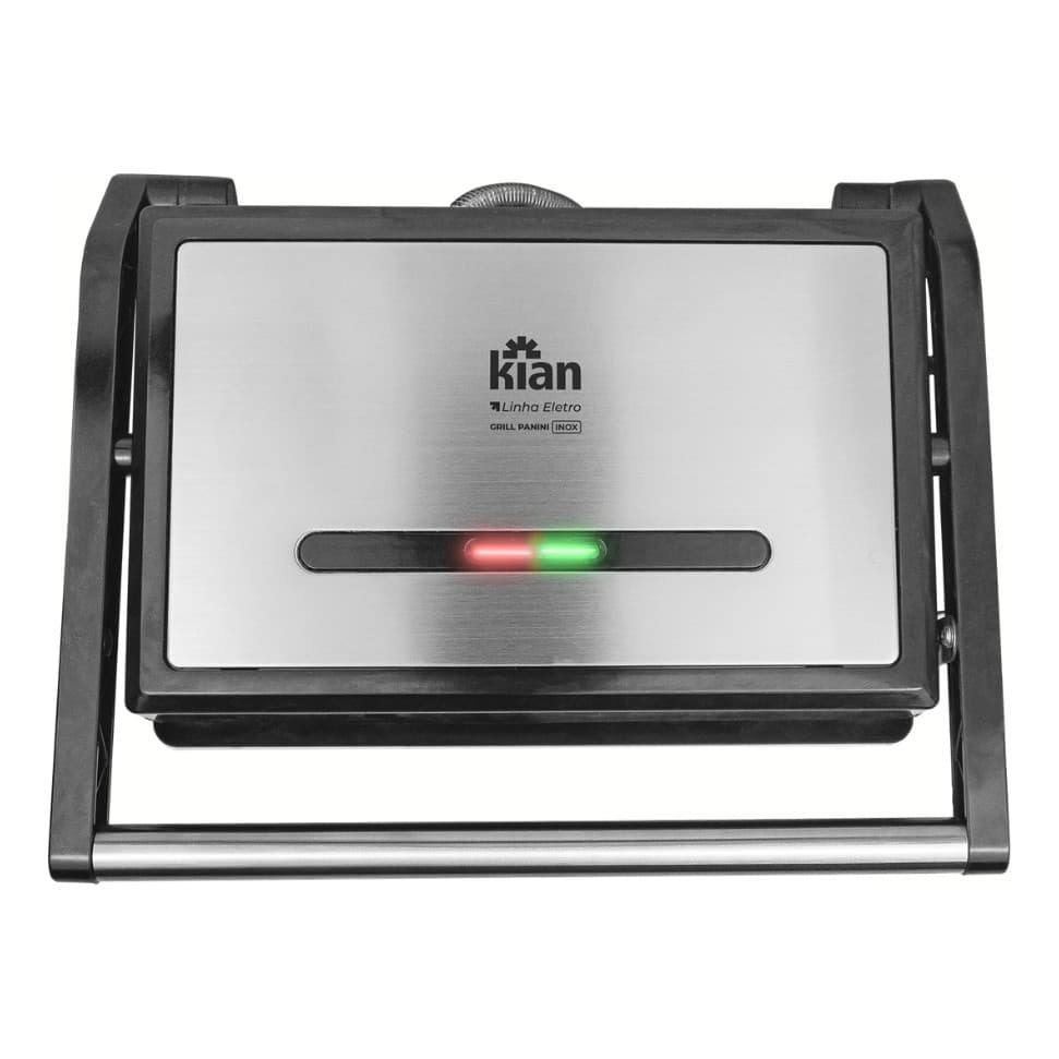 Grill Panini Cor Preta 127v 1200w Kian