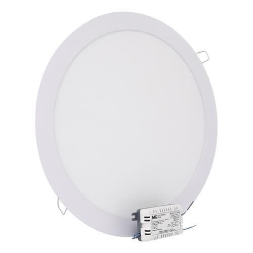 Painel Plafon De Led 24w Quente Redondo Embutir Margirius
