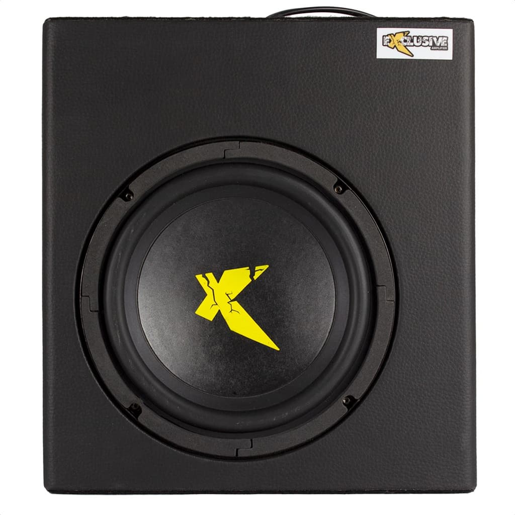 Caixa Amplificada Exclusive Xc 200 Mini Slim Lite Via Fio 8 Polegadas