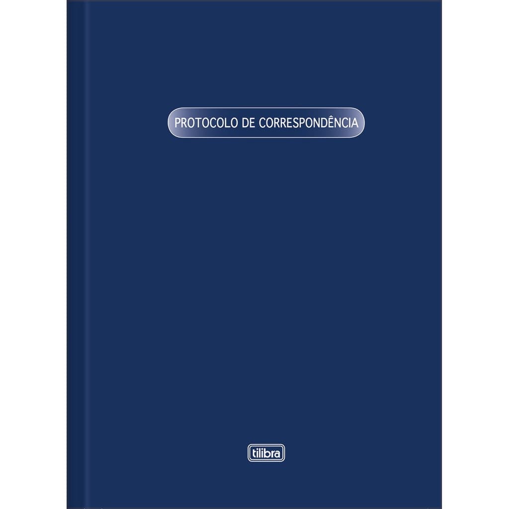 Livro Protocolo de Correspondência Pequeno 153mm x 216mm Tilibra