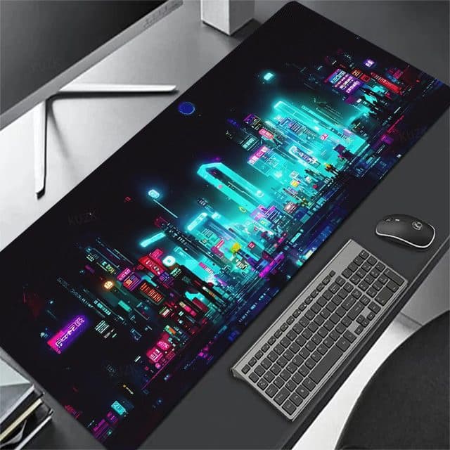 Mouse pad mousepad Cyberpunk Neon City Gaming