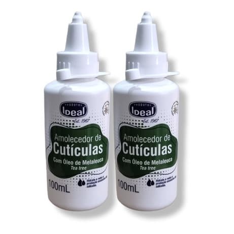 Amolecedor De Cutículas Ideal Com Óleo De Melaleuca 100ml ( Kit c/ 2 Unidades)