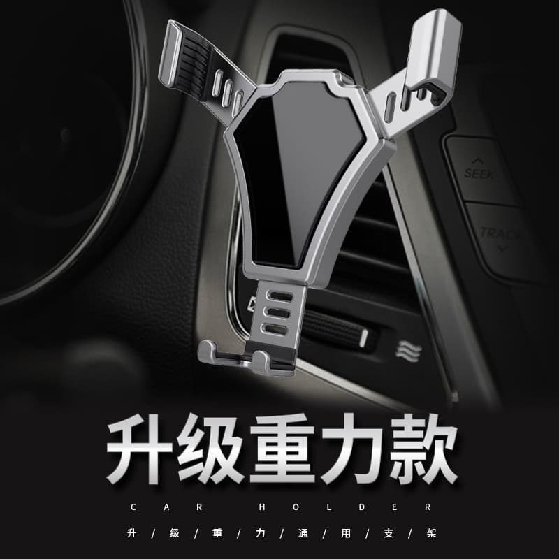 RONXMOR Saída De Ar Para Carro Suporte Telefone Móvel De Gravidade De Metal De Imitação Porta Condicionado Rotação De 36