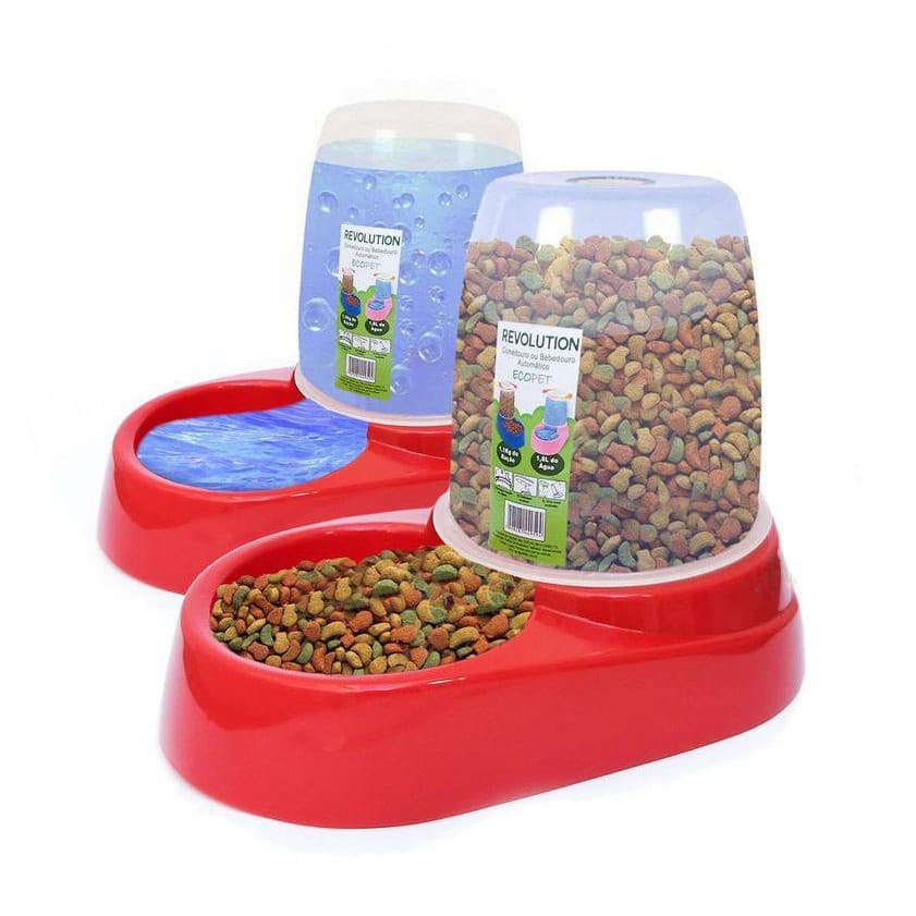 Comedouro Bebedouro 1,5 Litro Automático para Cachorro e Gatos com Dupla Função Pet, Cães, Gato, Pet shop