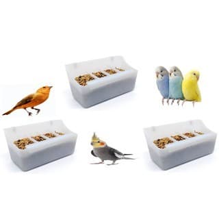 COMEDOURO ITALIANO GRADE  200 GR UN AVES E PASSAROS   KIT C/3
