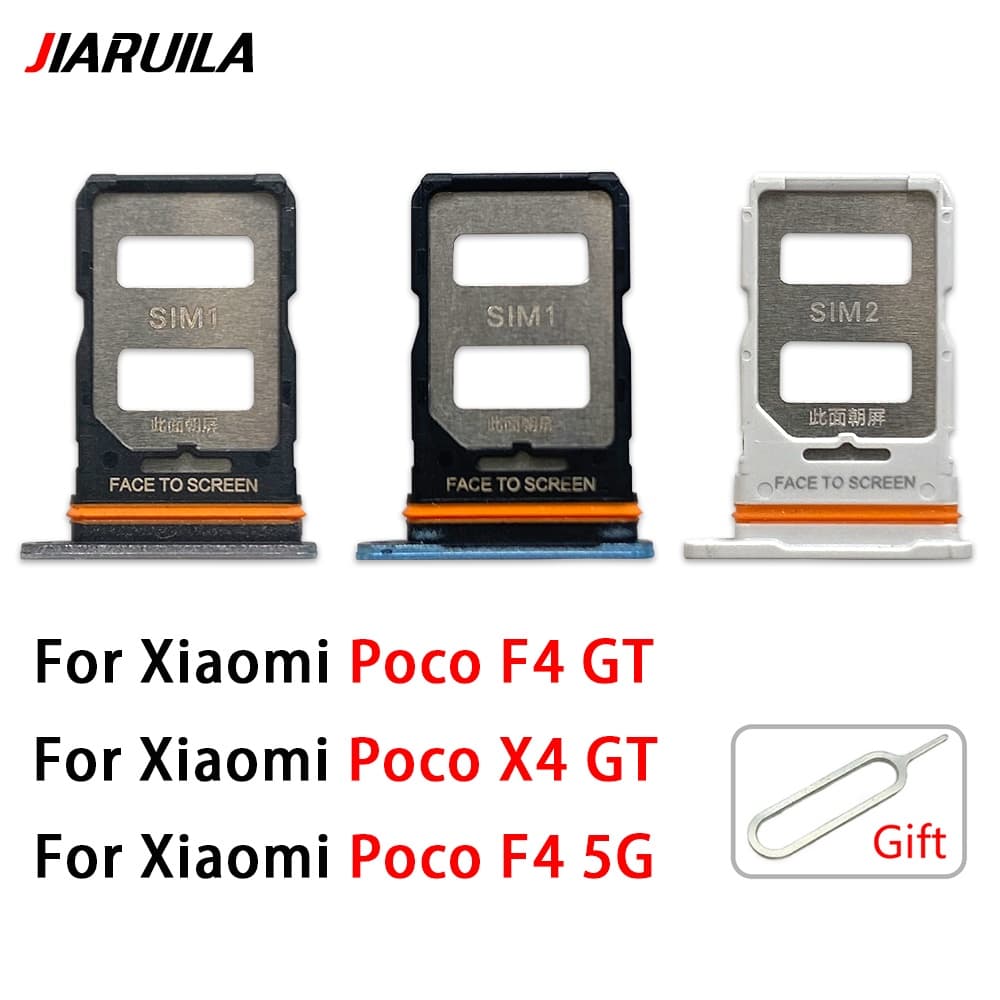 Gaveta De Chip Compatível Para Xiaomi Poco F3 X3 X4 GT F4 5G