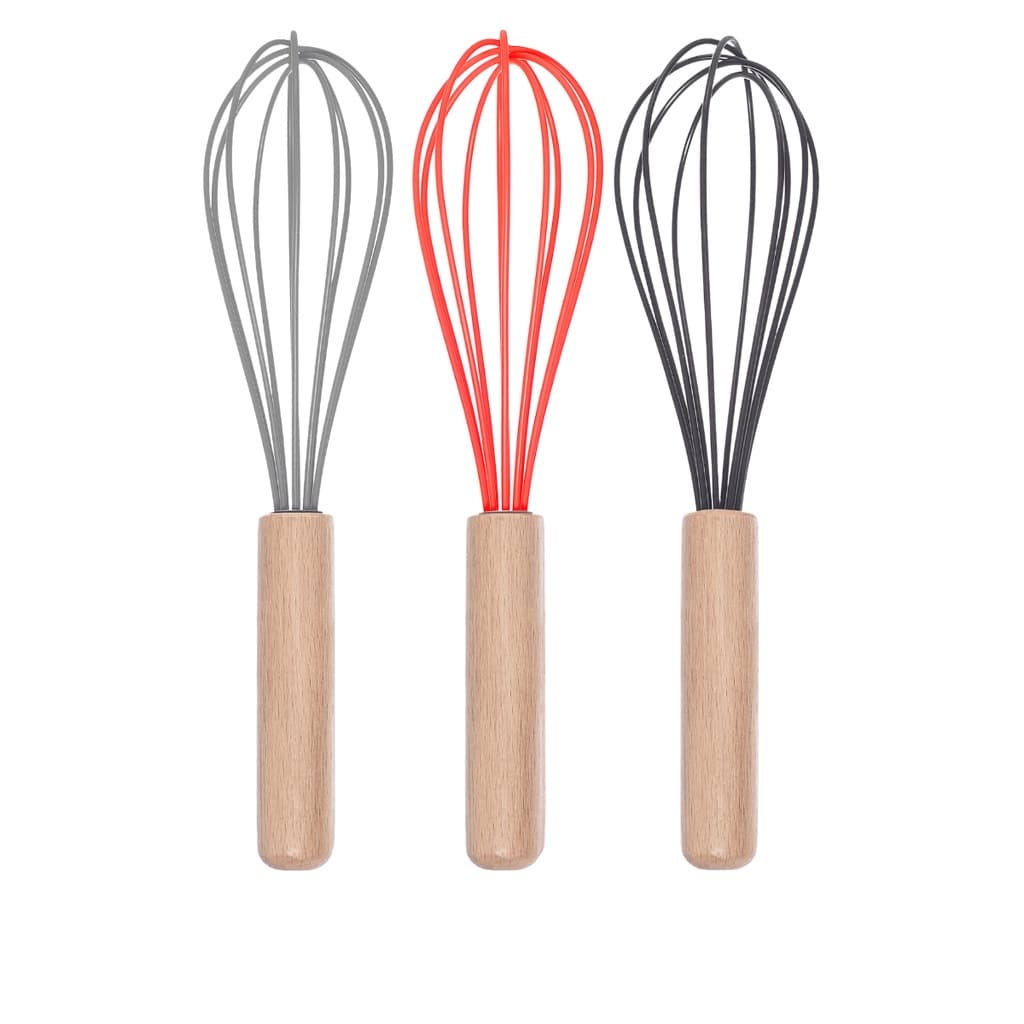 Batedor de Ovos Fue Silicone Bambu 24cm