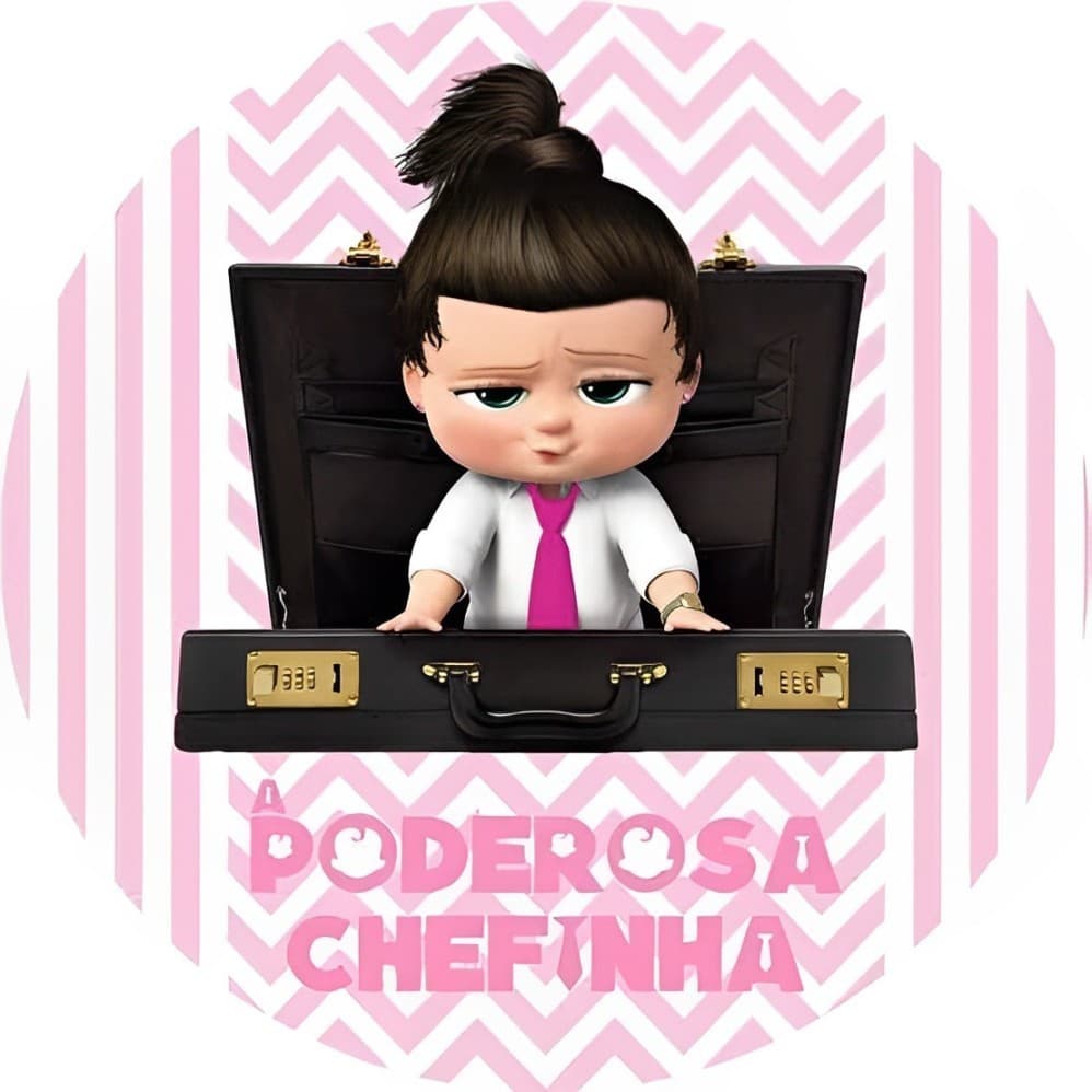 Painel Festa A PODEROSA CHEFINHA Redondo tecido sublimado 50x50 C/ Elástico