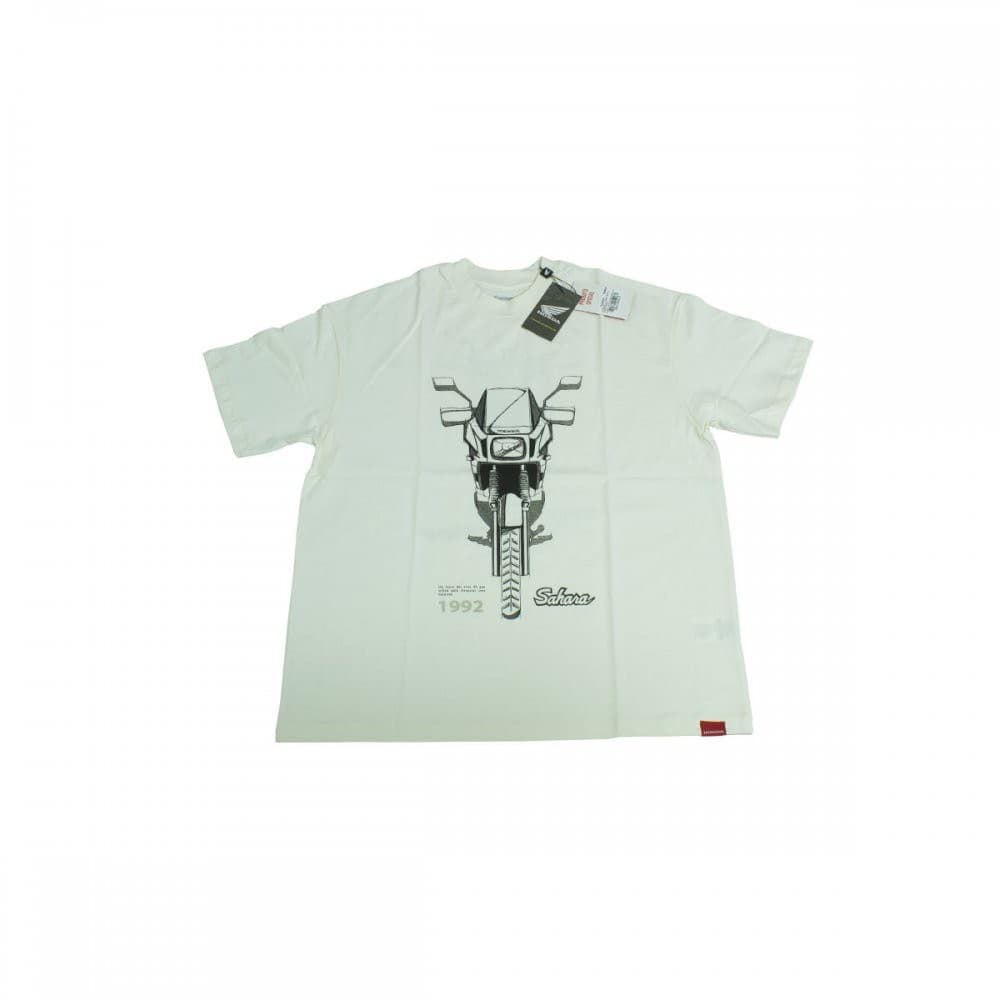 Camiseta T Shirt Moto Honda Racing Sahara Branca M