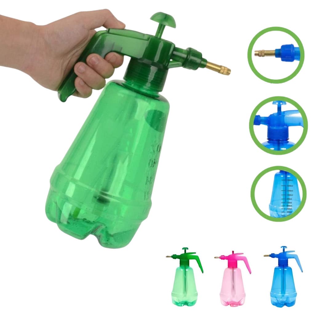 Pulverizador Manual Pressão Acumulada Borrifador Spray Para Jardinagem Multiuso 1,5 L