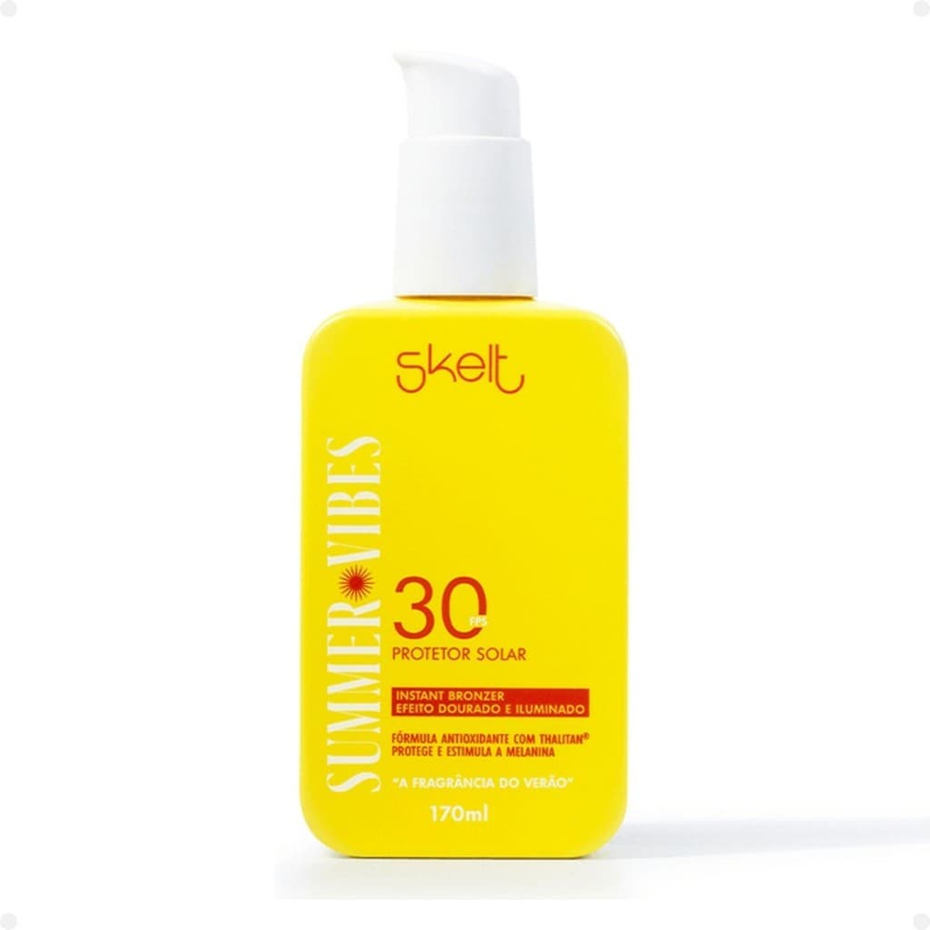 Protetor Solar Skelt Summer Vibes 30FPS Instant Bronzer 170ml