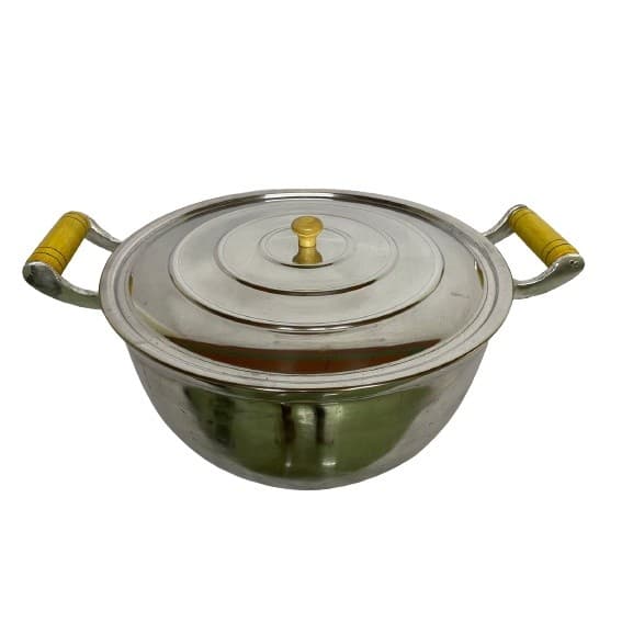 Caldeirão N40 Aluminio Fundido Batido Grosso Industrial 22l